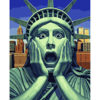 Картина за номерами Статуя Свободи 40х50 см VA-3186