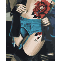 Картина по номерам Соблазнительный цветок 40х50 см VA-3195