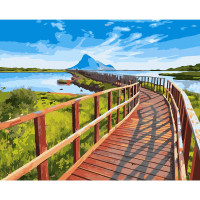 Картина за номерами Міст догори 40х50 см VA-3209