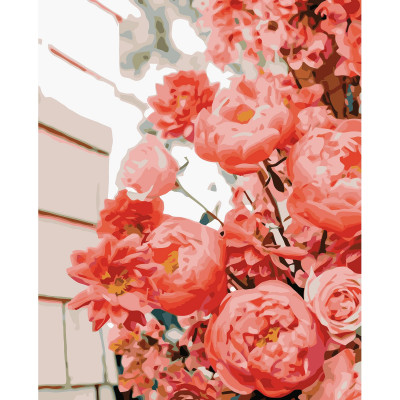 Картина за номерами Прекрасні троянди 40х50 см VA-3212