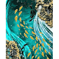Картина за номерами Течія фантазії 40х50 см VA-3409