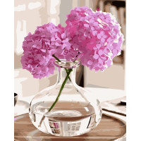 Картина за номерами Ваза з бузком 40х50 см VA-3427