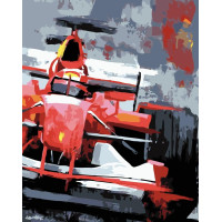 Картина за номерами Червоний болід 40х50 см VA-3432