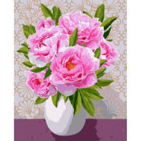Картина за номерами "Ніжні півонії" 40х50 см (VA-3467)