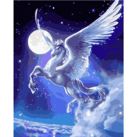 Картина за номерами Пегас серед зірок 30х40 см VAm-2507