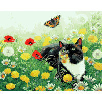 Картина за номерами Мисливські думки 30х40 см VAm-2598