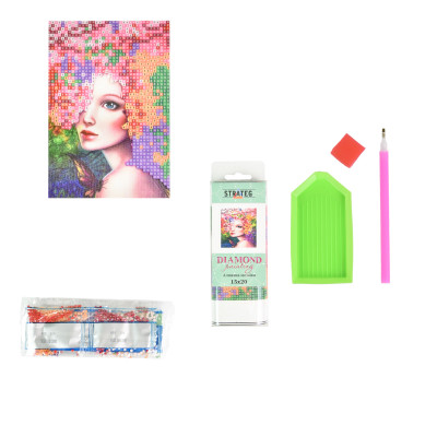 Алмазна мозаїка Strateg ПРЕМІУМ Квітуча красуня без підрамника розміром 10х15 см (YAB12082) Алмазна мозаїка Strateg ПРЕМІУМ Квітуча красуня без підрамника розміром 10х15 см (YAB12082)
