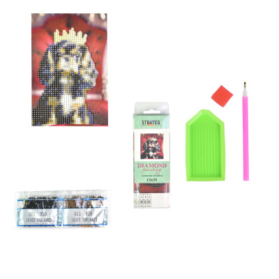 Алмазна мозаїка Strateg ПРЕМІУМ Кавалер кінг-чарльз-спанієль без підрамника розміром 10х15 см (YAB14423) Алмазна мозаїка Strateg ПРЕМІУМ Кавалер кінг-чарльз-спанієль без підрамника розміром 10х15 см (YAB14423)