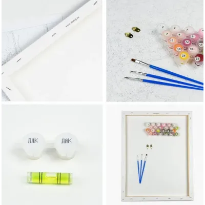 Картина за номерами Strateg ПРЕМІУМ Будинок для черв'ячка розміром 30х30 см (ES130) Картина за номерами Strateg ПРЕМІУМ Будинок для черв'ячка розміром 30х30 см (ES130)