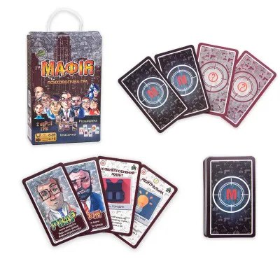 Настільна гра Strateg "Мафія" (укр) (00314) Настільна гра Strateg "Мафія" (укр) (00314)