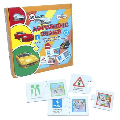 Пазли Strateg "Дорожні знаки" (рус) (00501) Пазли Strateg "Дорожні знаки" (рус) (00501)