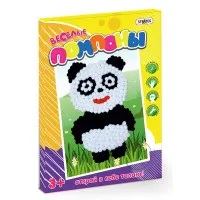 Набір для дитячої творчості Strateg "Веселі помпони Пандочка" (рус) (1008)