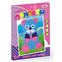 Набір для дитячої творчості Strateg "Веселі помпони Ведмедик" (рус) (1013)