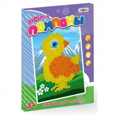 Набір для дитячої творчості Strateg "Веселі помпони Курча" (рус) (1015)