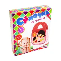 Набір для дитячої творчості Strateg "Сумочка з фетру Друзі" (рус) (112)