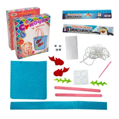 Набір для дитячої творчості "Сумочка з фетру Рибки" (рус) (113) Набір для дитячої творчості "Сумочка з фетру Рибки" (рус) (113)