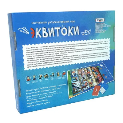 Настольная игра Strateg "Эквитоки 224 карточки" (рус) (11) Настольная игра Strateg "Эквитоки 224 карточки" (рус) (11)