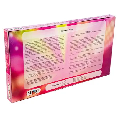 Настільна гра Strateg "Мегаполія для дівчаток" (рус) (177) Настільна гра Strateg "Мегаполія для дівчаток" (рус) (177)