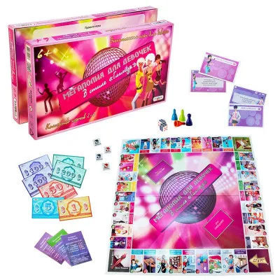 Настільна гра Strateg "Мегаполія для дівчаток" (рус) (177) Настільна гра Strateg "Мегаполія для дівчаток" (рус) (177)