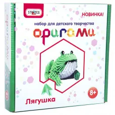 Набор для детского творчества Strateg "Модульное оригами: жаба" (рус) (203-12)