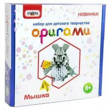 Набор для детского творчества Strateg "Модульное оригами: мишка" (рус) (203-3)