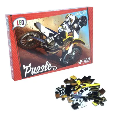 Пазлы Strateg Лео "Мотоцикліст" (207-3) Пазлы Strateg Лео "Мотоцикліст" (207-3)