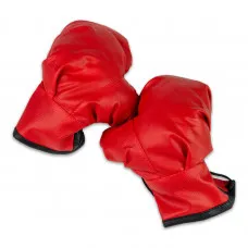 Боксерские перчатки NEW Strateg красно-черные (2077)