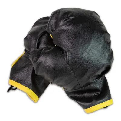 Боксерские перчатки NEW Strateg желто-черные (2079)