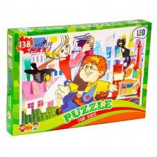 Пазли Strateg Лео "Малюк та карлсон" (22310)