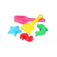 Іграшка набір ТехноК "Лопатка + грабельки Б+3 пасочки" (2254)