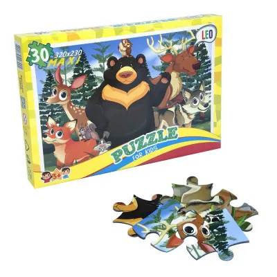 Пазлы Strateg Лео "Лісова братва" (22808) Пазлы Strateg Лео "Лісова братва" (22808)