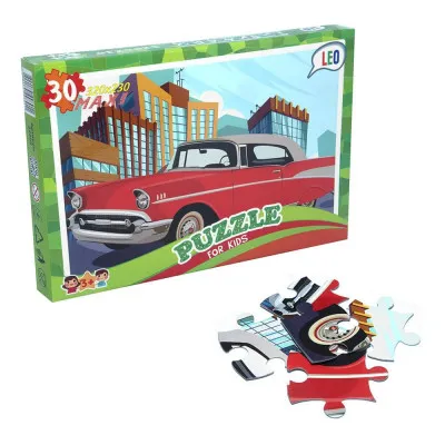 Пазлы Strateg Лео "Машина" (22809) Пазлы Strateg Лео "Машина" (22809)