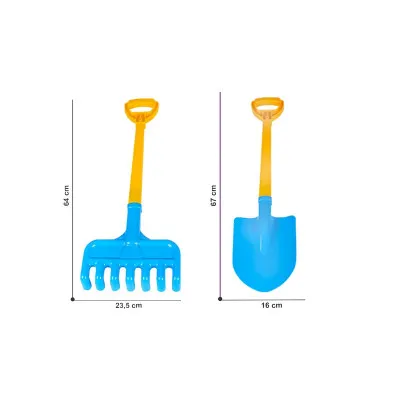 Іграшковий набір Технок "Лопата та Граблі" арт 2391 Іграшковий набір Технок "Лопата та Граблі" арт 2391