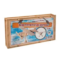 Дитячі конструктори Strateg "Дерев'яний конструктор: літак" (15 елем) (294)