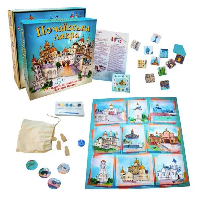 Настольная игра Strateg "Почаївська лавра" (укр) (30102) Настольная игра Strateg "Почаївська лавра" (укр) (30102)