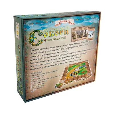 Настільна гра Strateg "Собори" (укр) (30104) Настільна гра Strateg "Собори" (укр) (30104)