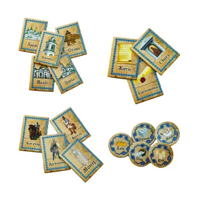 Настільна гра Strateg "Собори" (укр) (30104) Настільна гра Strateg "Собори" (укр) (30104)