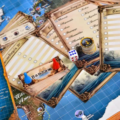Настільна гра Strateg Навколо світу (30110)