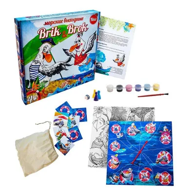 Настольная игра Strateg "Морские выходные Brik and Brok" (30202) Настольная игра Strateg "Морские выходные Brik and Brok" (30202)