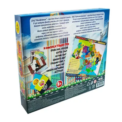 Настільна гра Strateg "Мандрівник" (укр) (30211) Настільна гра Strateg "Мандрівник" (укр) (30211)