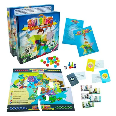 Настільна гра Strateg "Мандрівник" (укр) (30211) Настільна гра Strateg "Мандрівник" (укр) (30211)