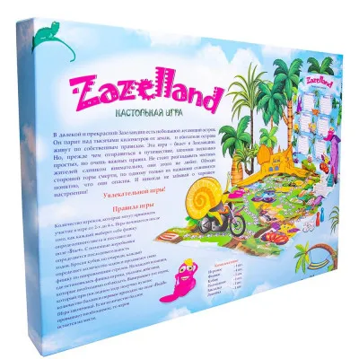 Настільна гра Strateg "Zazelland" (рус) (30213) Настільна гра Strateg "Zazelland" (рус) (30213)