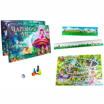 Настільна гра Strateg "Чарівний ліс" (укр) (30215) Настільна гра Strateg "Чарівний ліс" (укр) (30215)