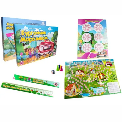 Настільна гра Strateg "Фургончик з морозивом" (укр) (30216) Настільна гра Strateg "Фургончик з морозивом" (укр) (30216)