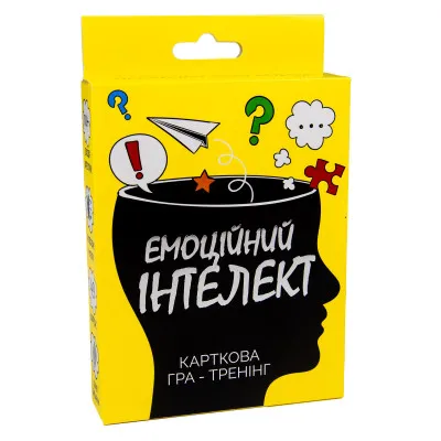 Карточная игра Strateg Эмоциональный интелект развлекательная игра-тренинг на украинском языке (30237)