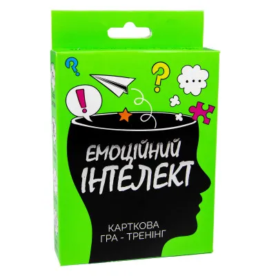 Карткова гра Strateg Емоційний інтелект розважальна гра-тренінг українською мовою (30237)