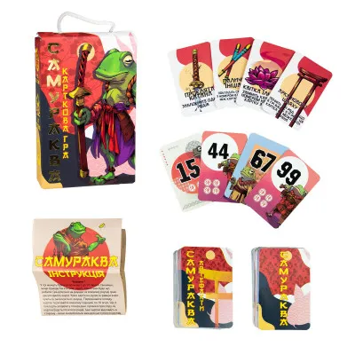 Настільна гра Strateg Самураква українською мовою 30239 Настільна гра Strateg Самураква українською мовою 30239