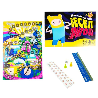 Настільна гра Strateg Веселі пригоди українською мовою (30244) Настільна гра Strateg Веселі пригоди українською мовою (30244)