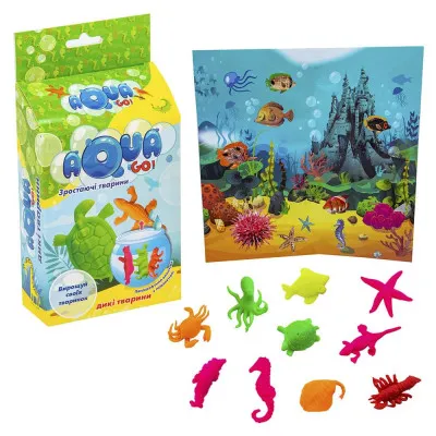 Слайм Strateg "Набор Aqua Go Дикие животные" (11 элем) (30256) Слайм Strateg "Набор Aqua Go Дикие животные" (11 элем) (30256)