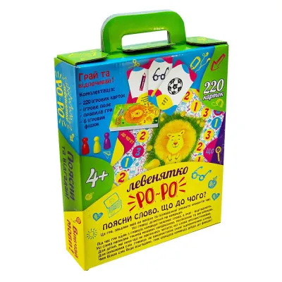 Настільна гра Strateg "Левеня Ро Ро" (30262) Настільна гра Strateg "Левеня Ро Ро" (30262)